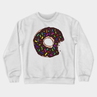 Chocolate and Sprinkles Donut Crewneck Sweatshirt